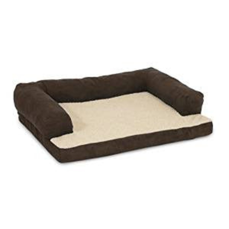 Aspen Pet 35x25 Bolster Ortho Pet Bed Assorted {L+1} 290374
