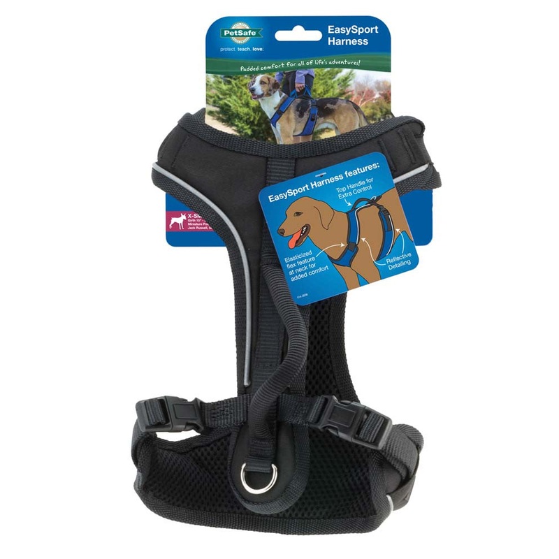 EasySport Comfortable Dog Harness Black XXS