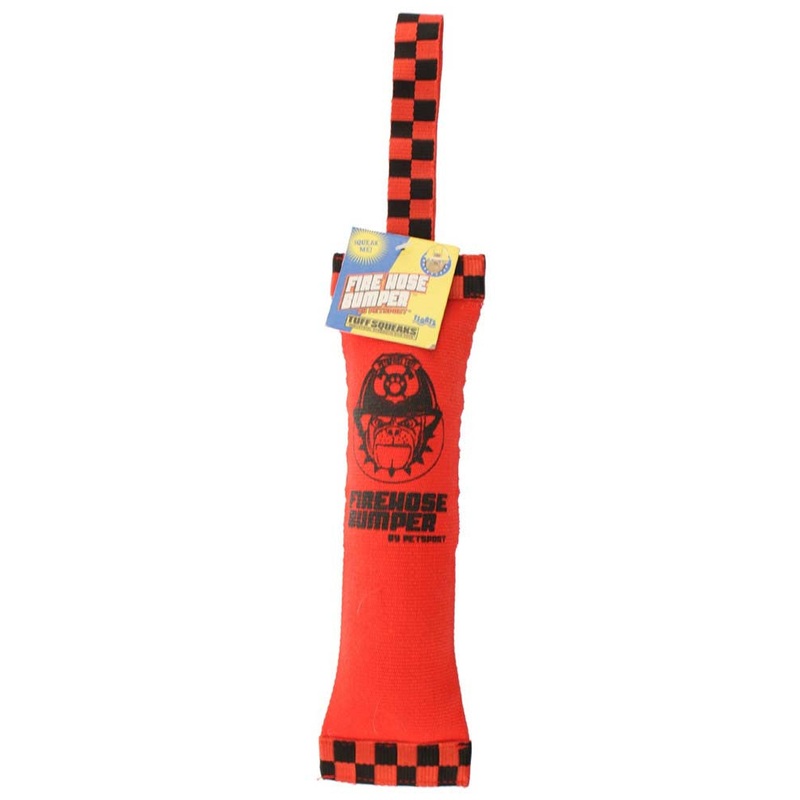 Petsport USA Firehose Bumper Dog Toy Multi-Color 12in LG