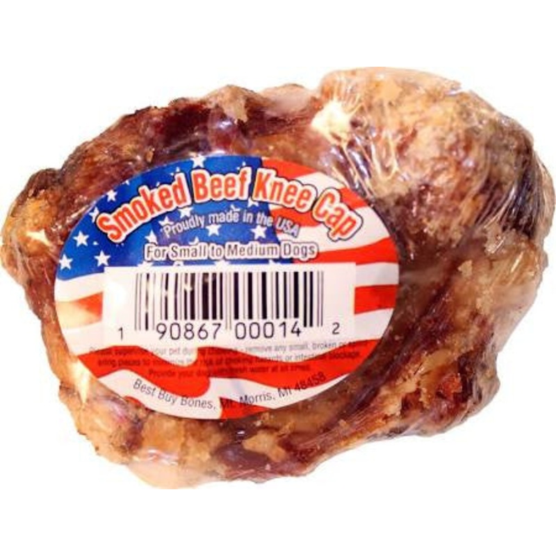 Best Buy Bones USA Smoked Beef Knee Cap Chew Treat Medium {L+1} 395155