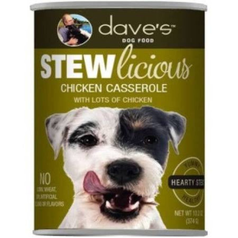 Dave's Pet Food Stewlicious Chicken Casserole 13.2oz !{L+x}