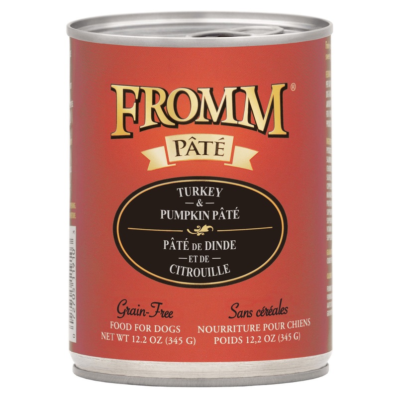 Fromm Turkey & Pumpkin Pate Canned Dog Food 12.2 oz
