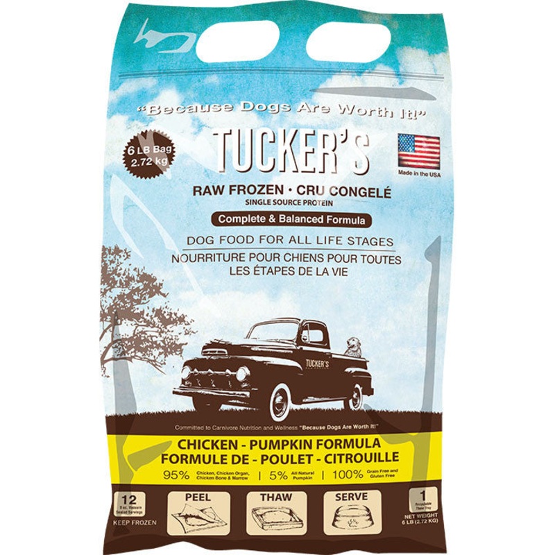 Tuckers Dog Frozen Complete Balance Chicken & Pumpkin 6lb SD-5