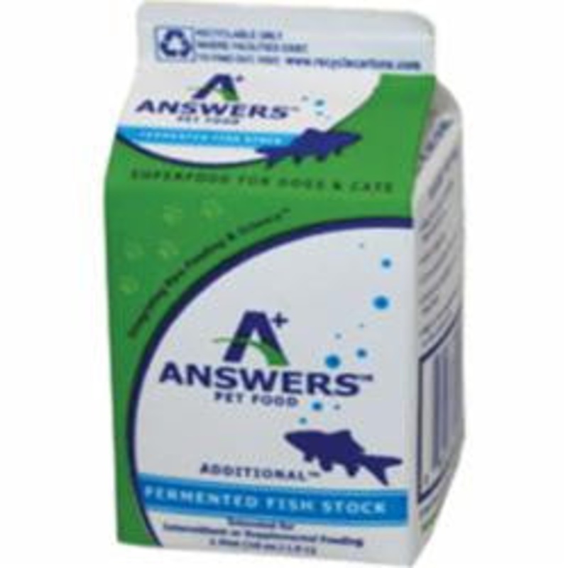Answers Dog Frozen Fermented Fish Stock 1qt {L-xR} SD-5