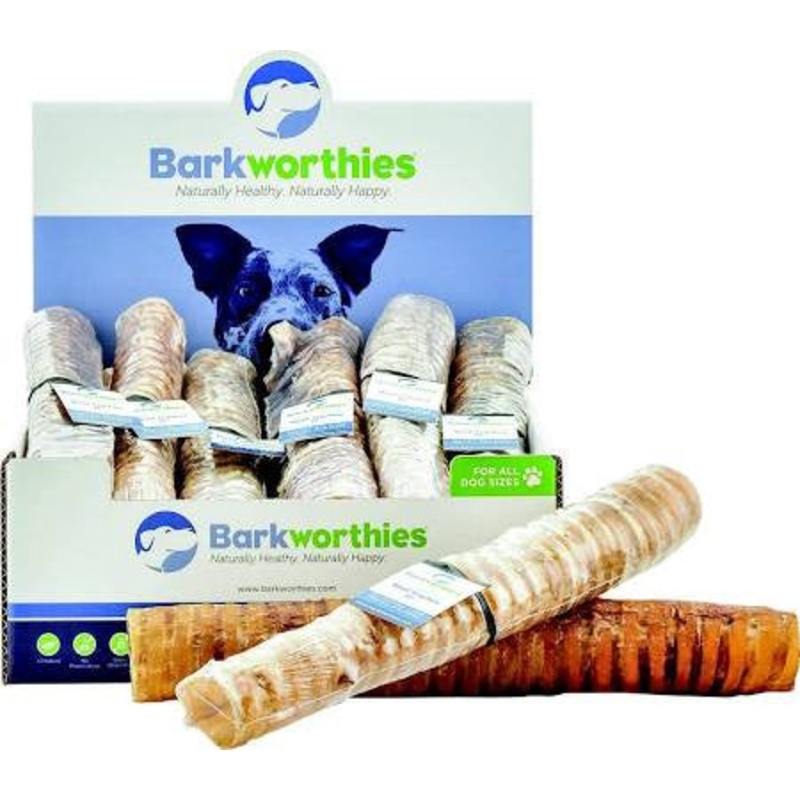 Barkworthies Beef Trachea Dog Treats-12-inch-{L+ax}