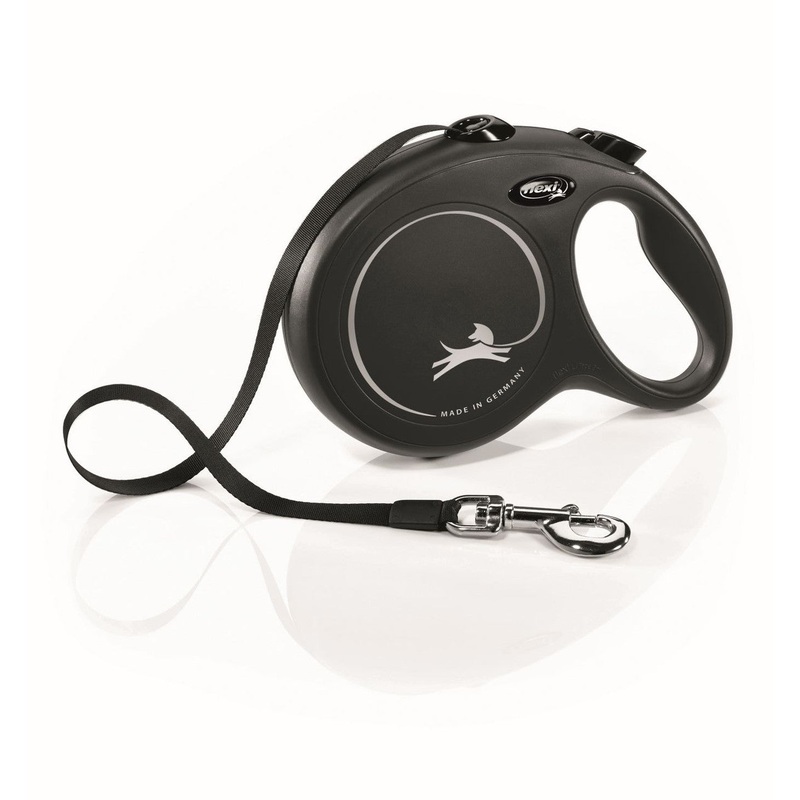 Flexi Flexi Classic Nylon Cord Dog Leash Black 26ft LG up to 110lb