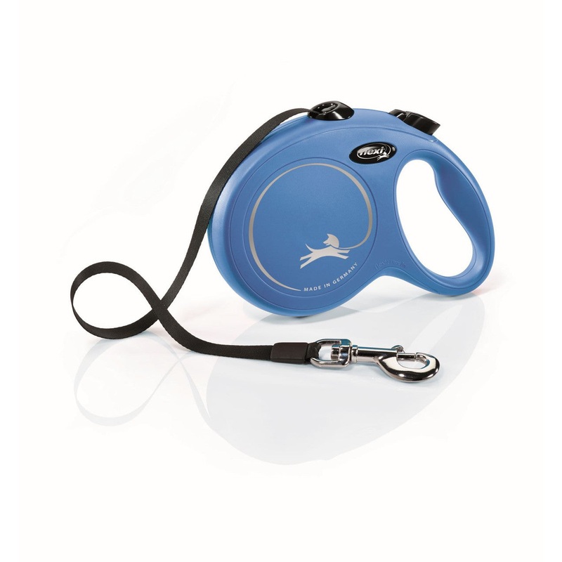 Flexi Flexi Classic Nylon Cord Dog Leash Blue 16ft LG up to 132lb