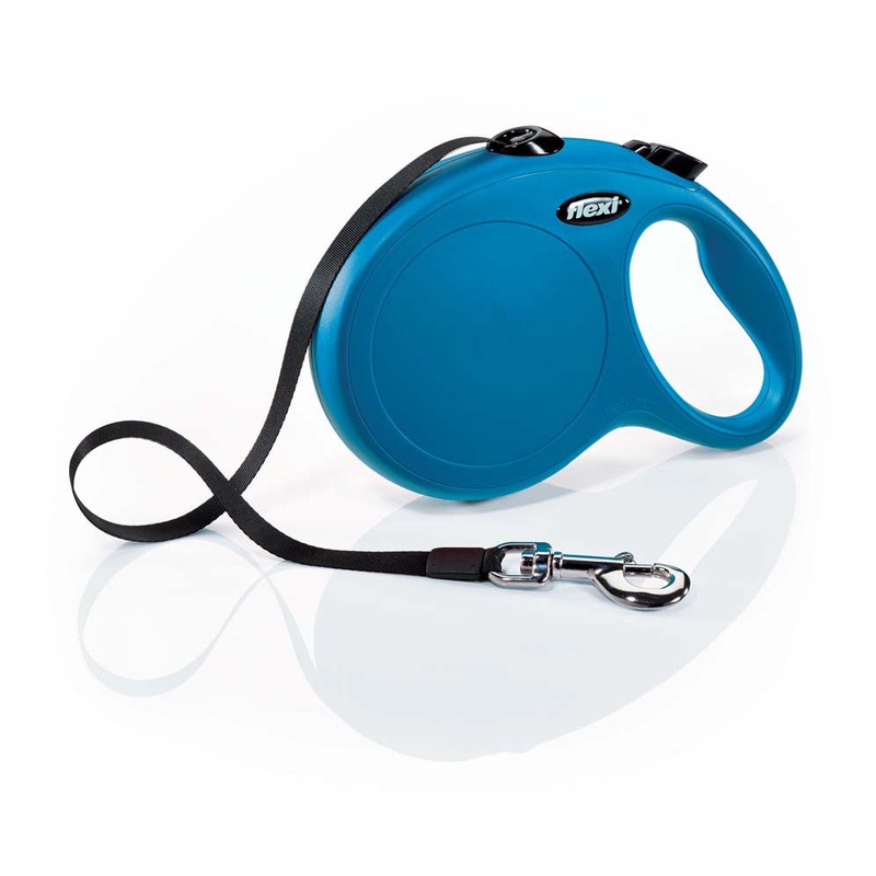 Flexi Flexi Classic Nylon Cord Dog Leash Blue 26ft LG up to 110lb