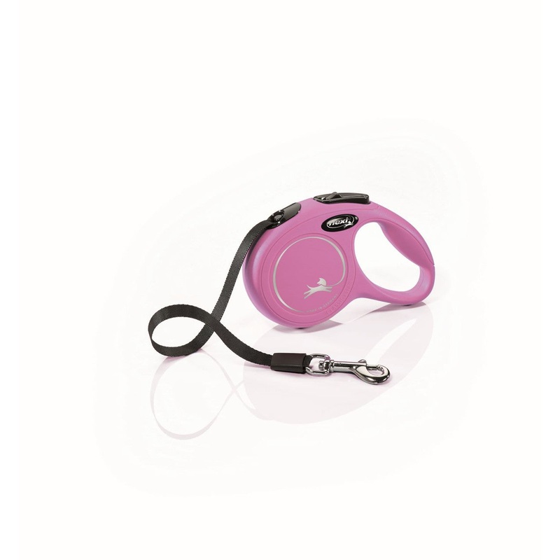Flexi Flexi Classic Nylon Cord Dog Leash Pink 10ft XS up to 26lb
