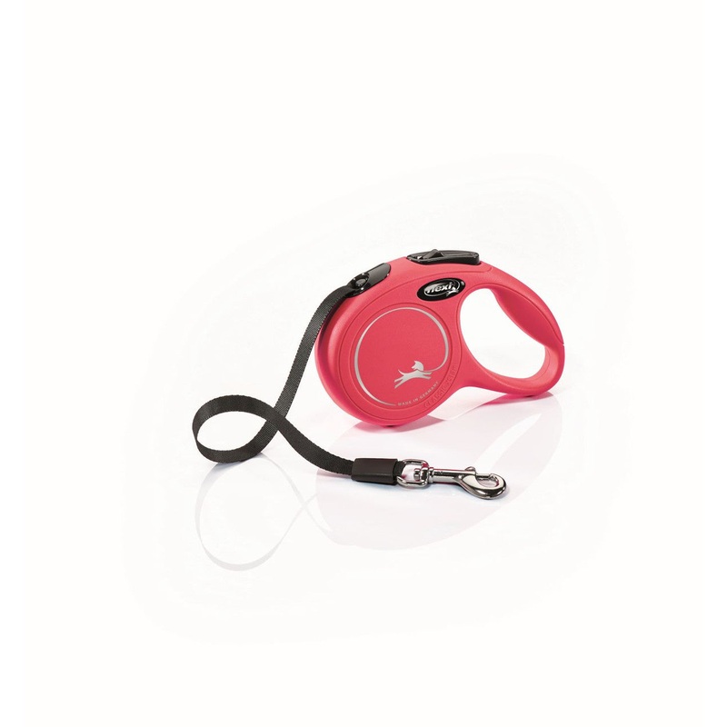 Flexi Flexi Classic Nylon Cord Dog Leash Red 10ft XS up to 26lb
