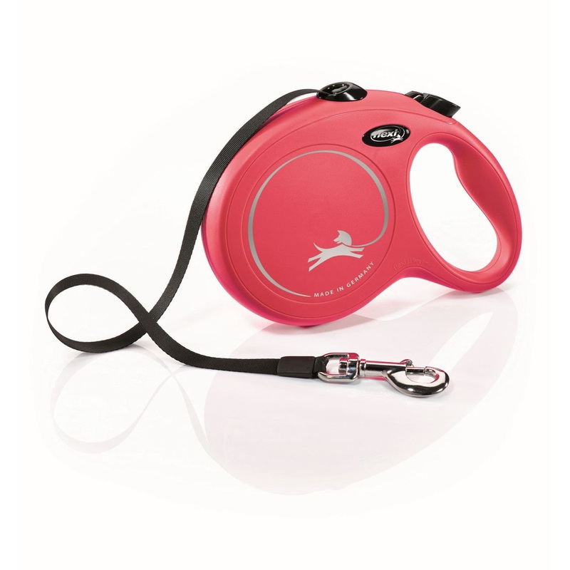 Flexi Flexi Classic Nylon Cord Dog Leash Red 26ft LG up to 110lb