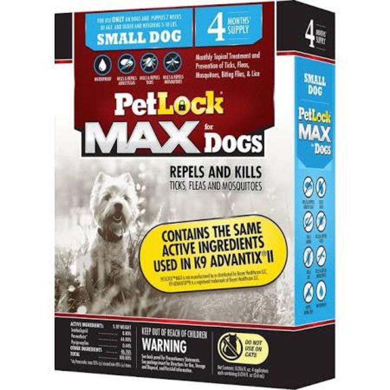 PetLock Max Small Dog 4ct {L+1} 183033