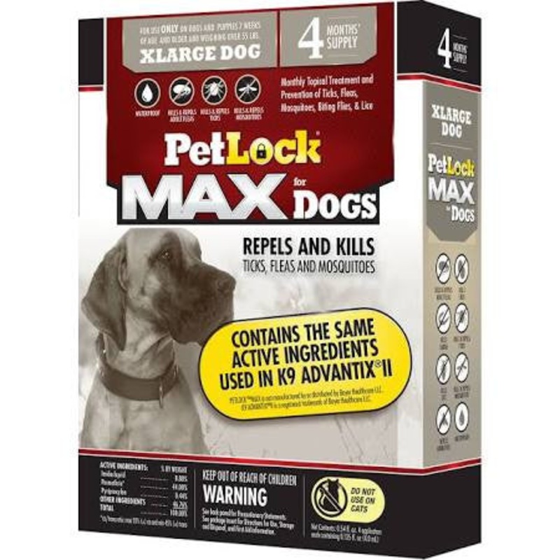 PetLock Max XLarge Dog 4ct {L+1} 183036