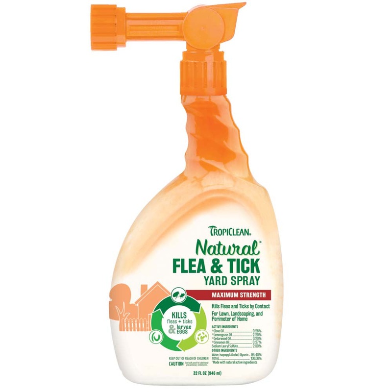TropiClean Natural Flea & Tick Yard Spray 32 fl. oz