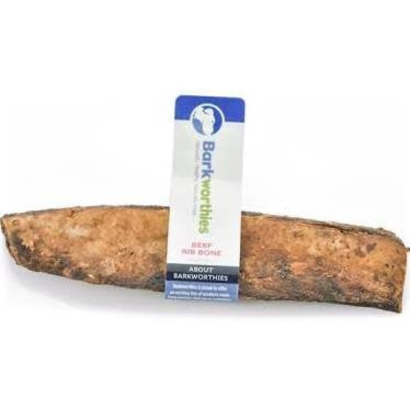 Barkworthies Dog Beef Rib Bone !!{L-x} Box25