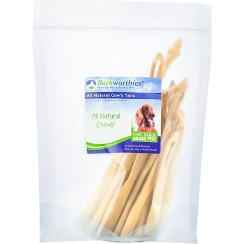 Barkworthies Dog Cow Tail 6oz {L+ax} C=