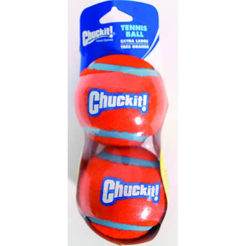 Chuckit Dog Tennis Ball Extra Large 2 Pack {L+x}