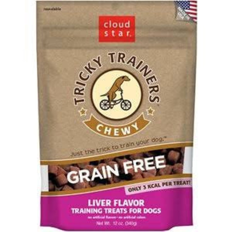 Cloudstar Dog Tricky Trainer Grain Free Chewy Liver 12oz {L+x}