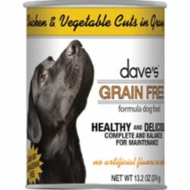 Dave's Dog Grain Free Chicken & Vegetable In Gravy 13.2oz {L+x} C=12