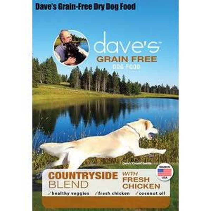 Dave's Dog Grain Free Country Blend Chicken 28lb {L-xR}
