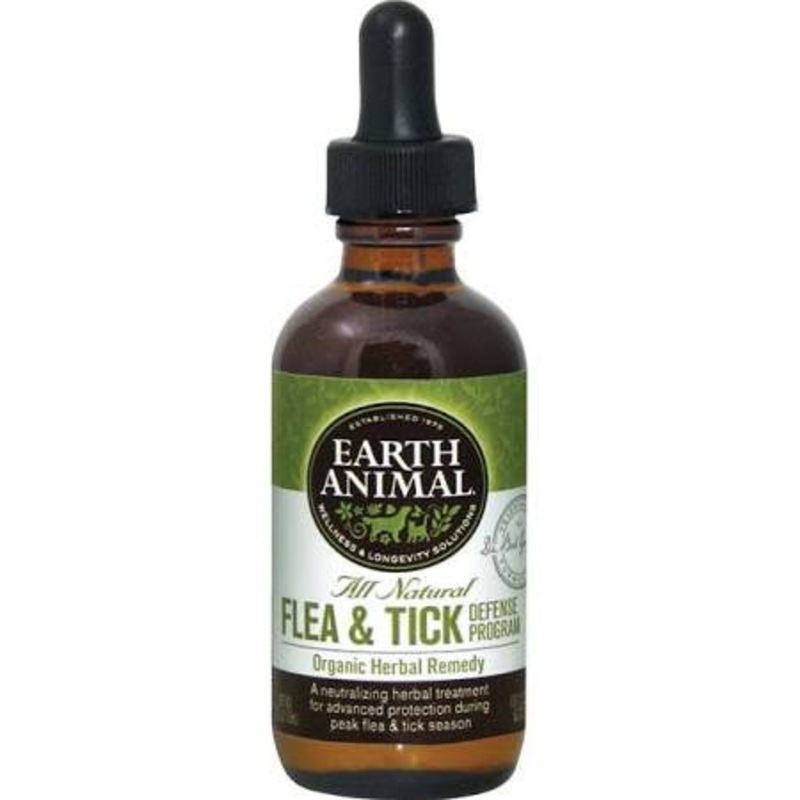 Earth Animal Dog Flea & Tick Remedy 2oz {L+x}