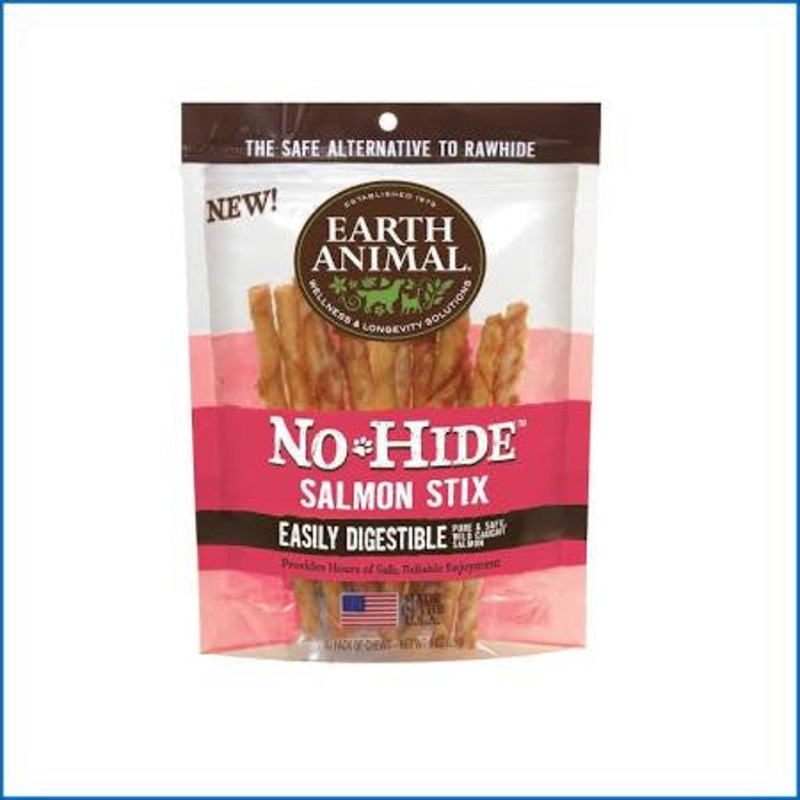 Earth Animal Dog No Hide Salmon Small 10pk {L-x} (DD)