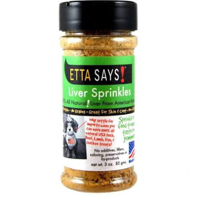 Etta Says Dog Natural Liver Sprinkles 3oz !!{L+x}