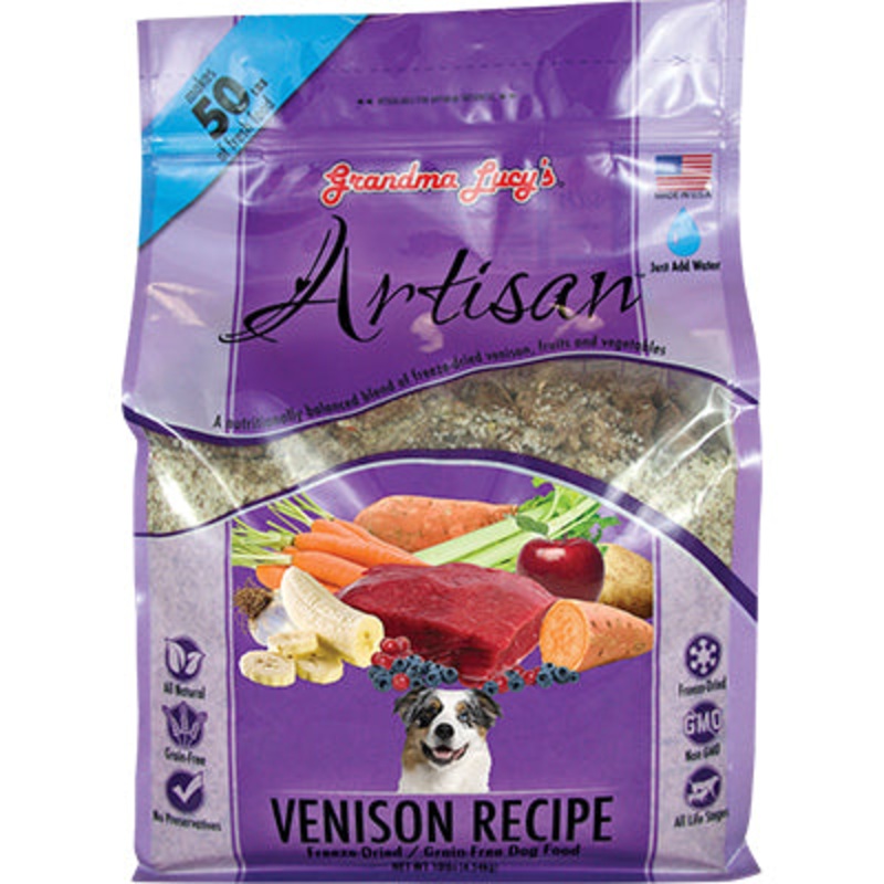 Grandma Lucy's Dog Grain Free Artisan Venison 10lb {L+x}
