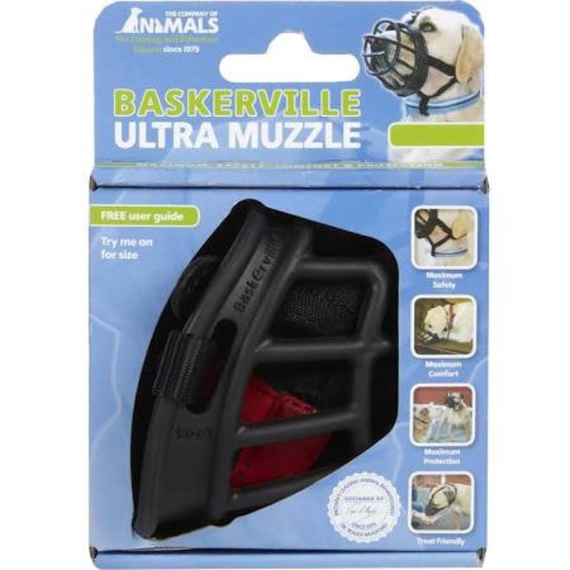 The Company Of Animals Baskerville Ultra Muzzle For Dogs-dogs 60-90 Lbs (size 5)-{L+x}