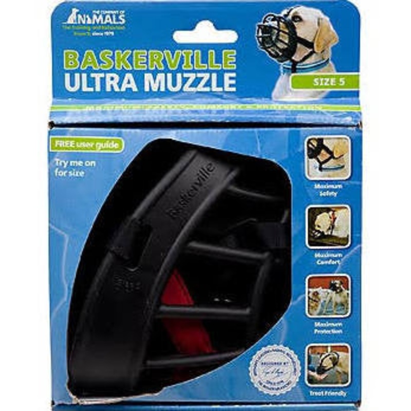 The Company Of Animals Baskerville Ultra Muzzle For Dogs-dogs 80-150 Lbs (size 6)-{L+x}