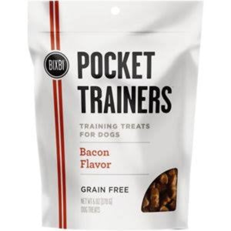 Bixbi Dog Pocket Trainers Bacon 6oz {L+x}