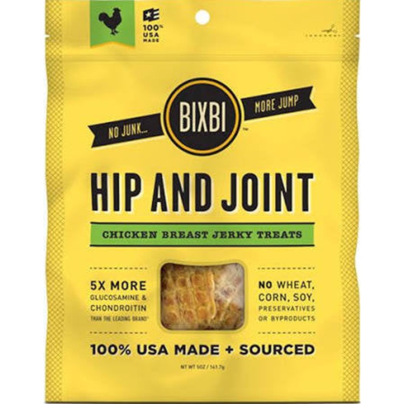 Bixbi Hip And Joint Chicken Breast Jerky Dog Treats-15-oz-{L+x}