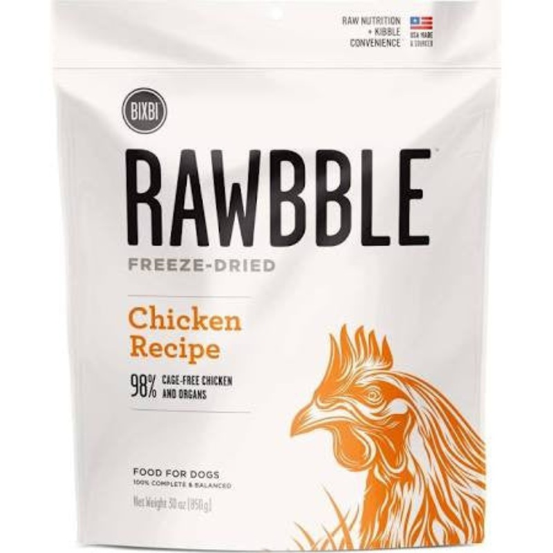 Bixbi Rawbble Dog Freeze Dried Chicken 14oz {L+x}