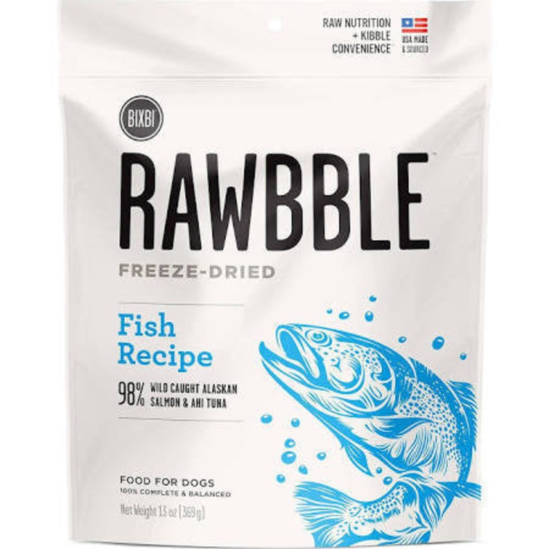 Bixbi Rawbble Dog Freeze Dried Fish 13oz {L+x}