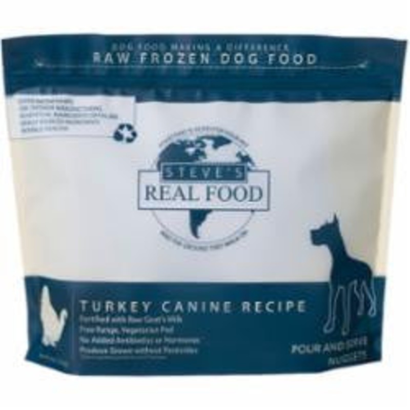 Steve's Real Food Dog Frozen Turkey Nuggets 5lb !{L-x} SD-5