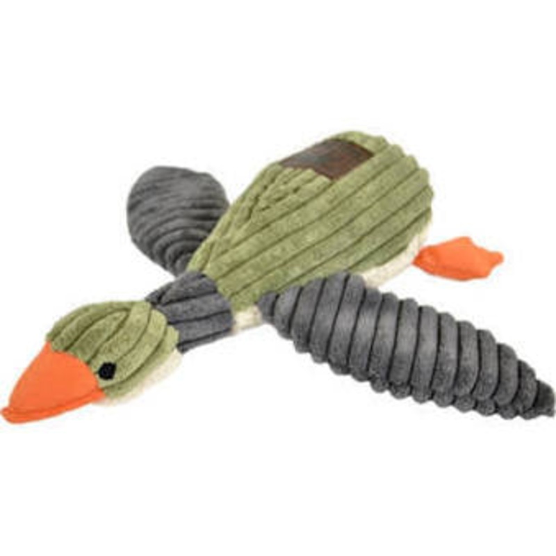 Tall Tails Dog Squeaker Duck Sage 12 Inches {L-x}
