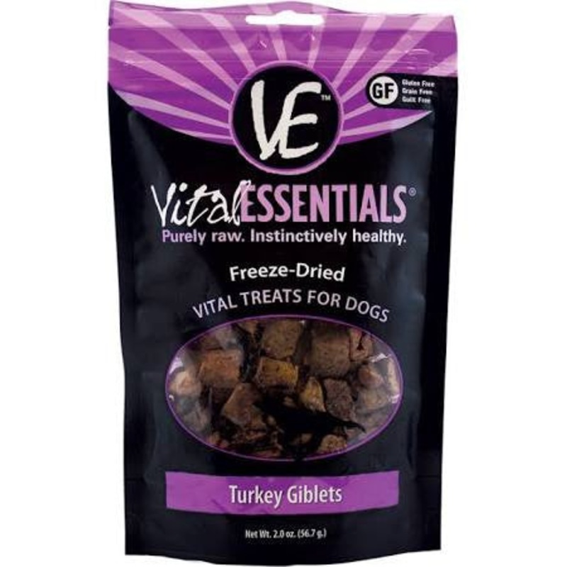 VITAL DOG FREEZE DRIED TREAT TKY GIBS 2OZ