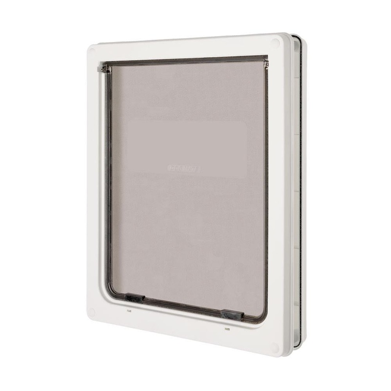 Ani Mate Dog Mate Dog Door White/Clear LG