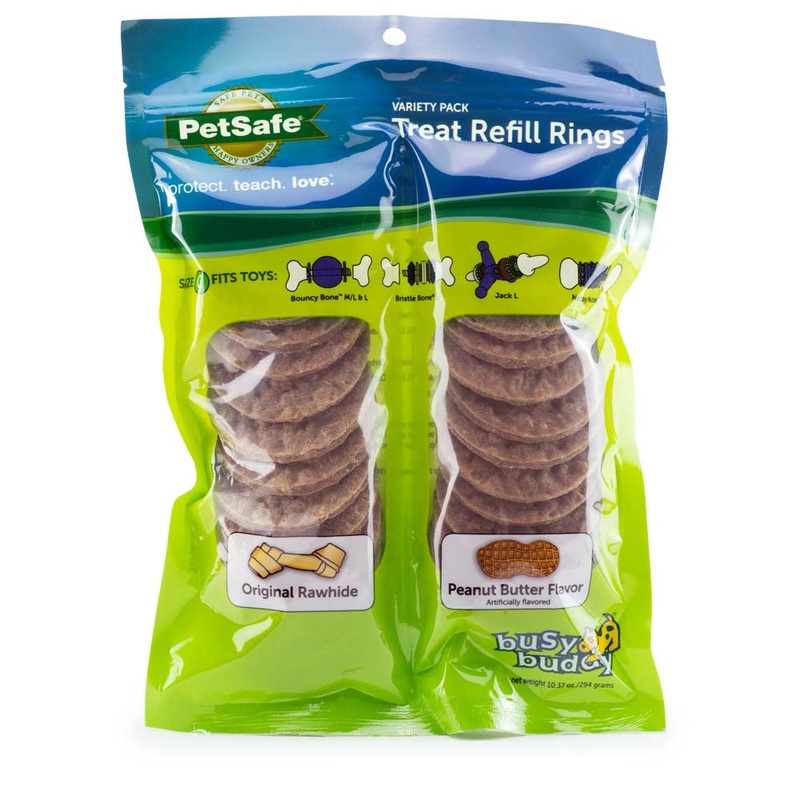 Busy Buddy Treat Refill Rings Variety Pack 10.37oz LG
