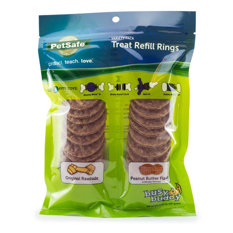 Busy Buddy Treat Refill Rings Variety Pack 6.6oz MD