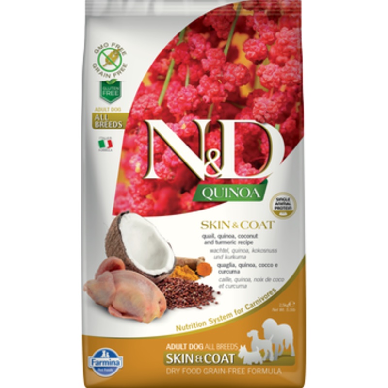 Farmina Natural & Delicious N&d Quin/quail Sk&ct Dog 15.4lb {L+x}
