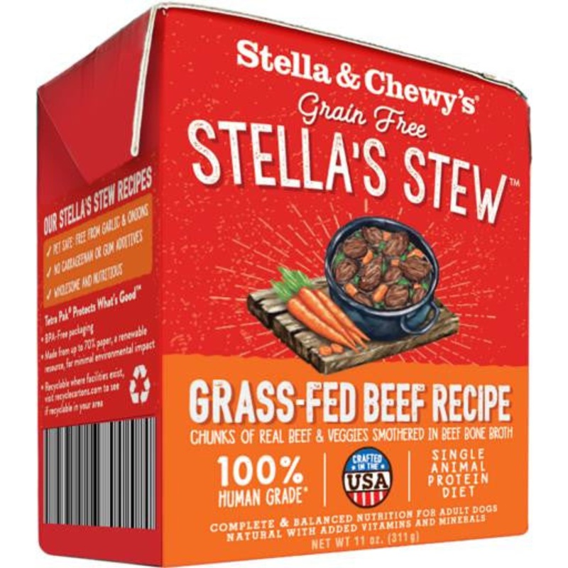 Stella & Chewy's Stella's Stews Grass-Fed Beef Recipe 11 oz. {L+1x} 860191