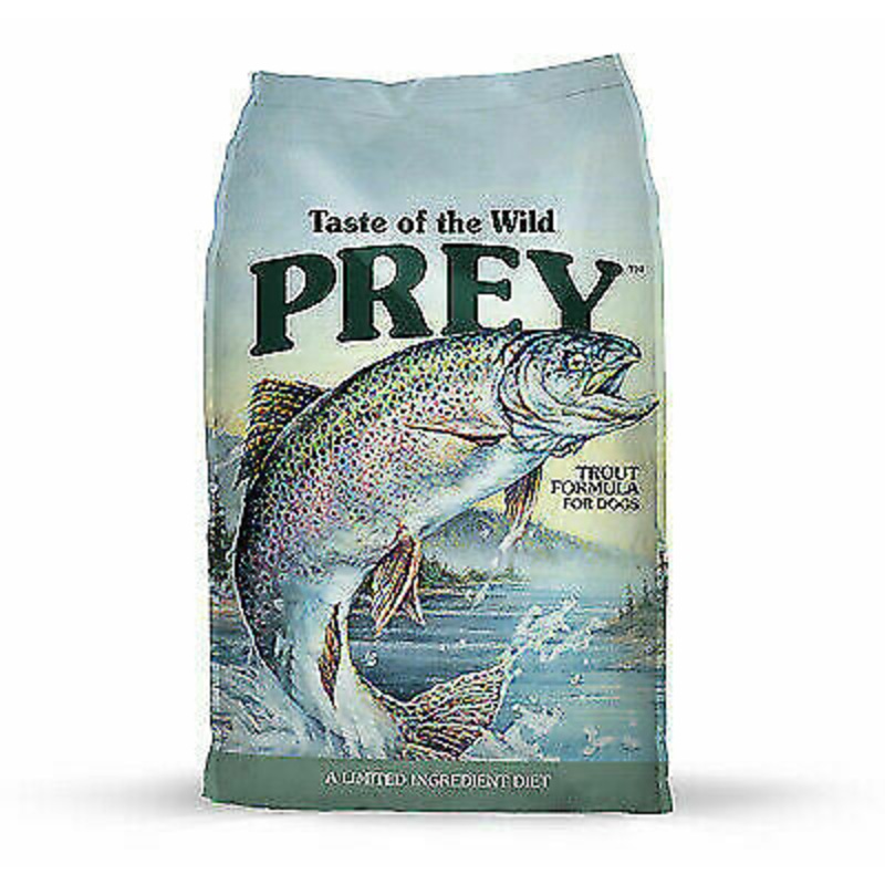 Taste of the Wild Prey Grain Free Trout Dry Dog Food 8lbc=6 418348 {L-1} SD-3