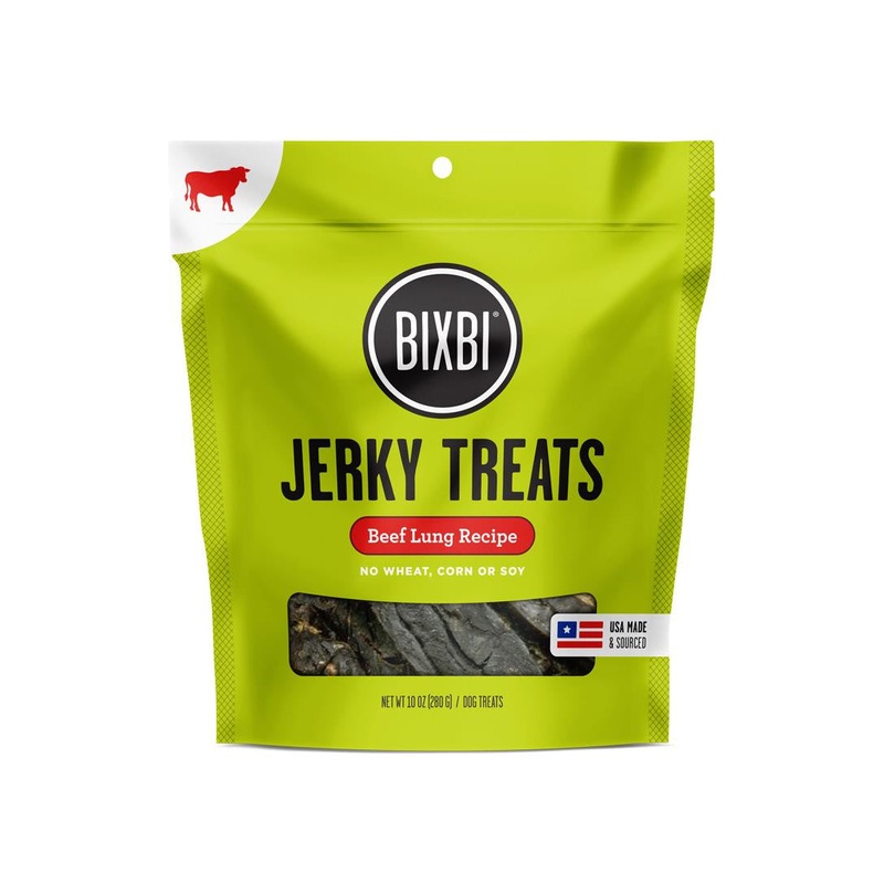Bixbi Dog Jerky Original Beef Lung 10oz {L+x}