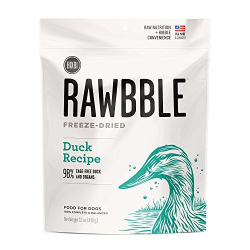 Bixbi Rawbble Dog Freeze Dried Duck 12oz {L+x}
