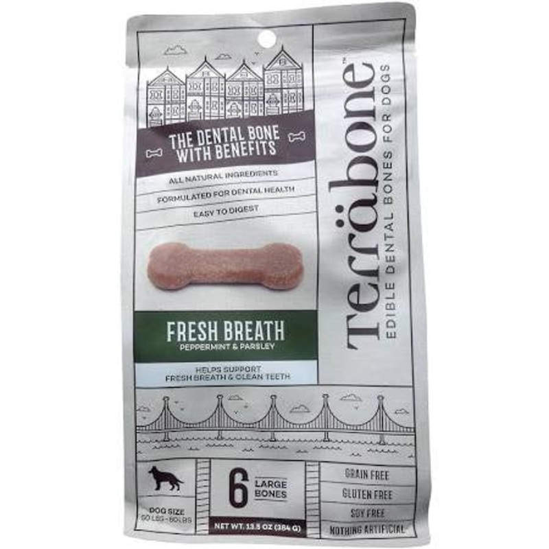 Complete Natural Nutrition Dog Terra Fresh Breath Large 6 Count {L-x}