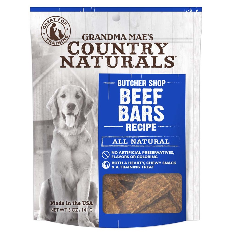 Grandma Mae's Country Naturals Grain Free Beef Bars Dog Treats 5 oz
