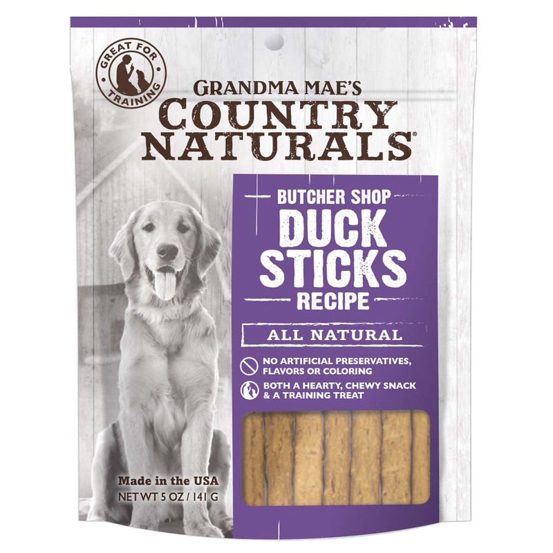 Grandma Mae's Country Naturals Grain Free Duck Sticks Dog Treats 5 oz