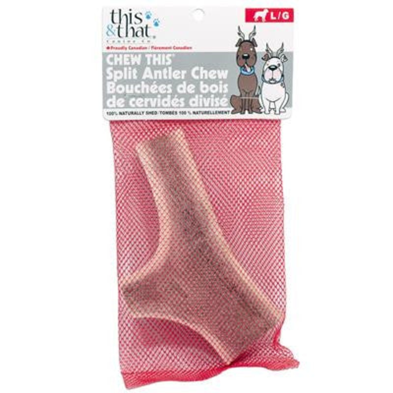 This & That Dog Toughest Antler Split 4.5oz {L+x}
