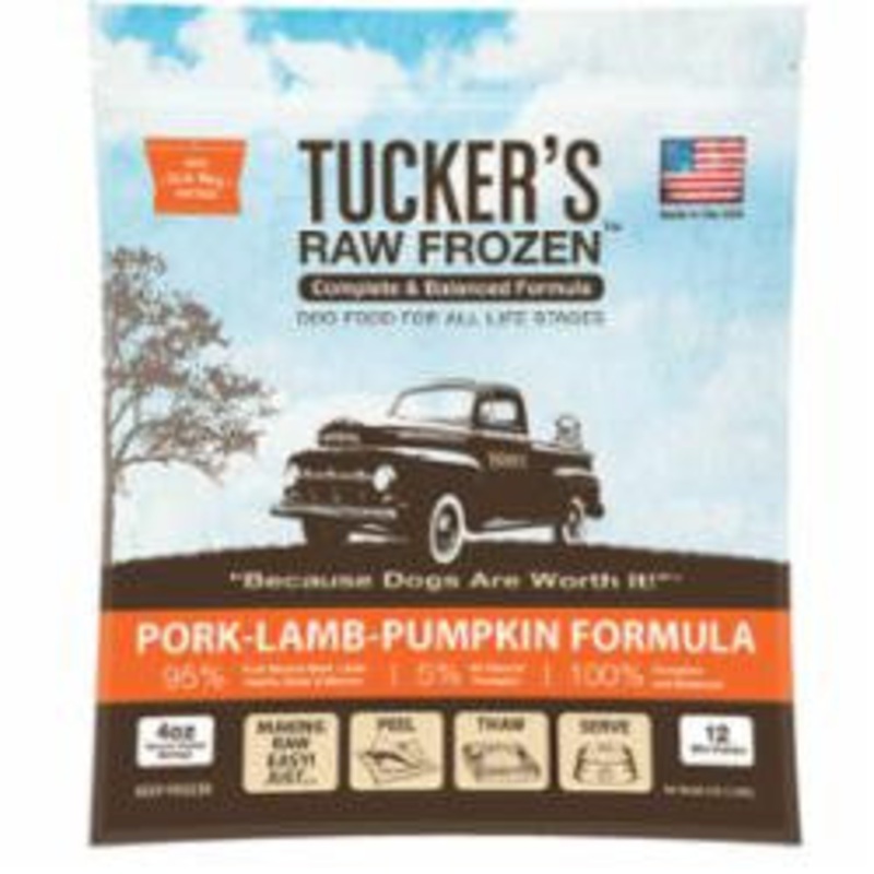 Tuckers Dog Frozen Complete Balanced Pork Lamb 3lb SD-5